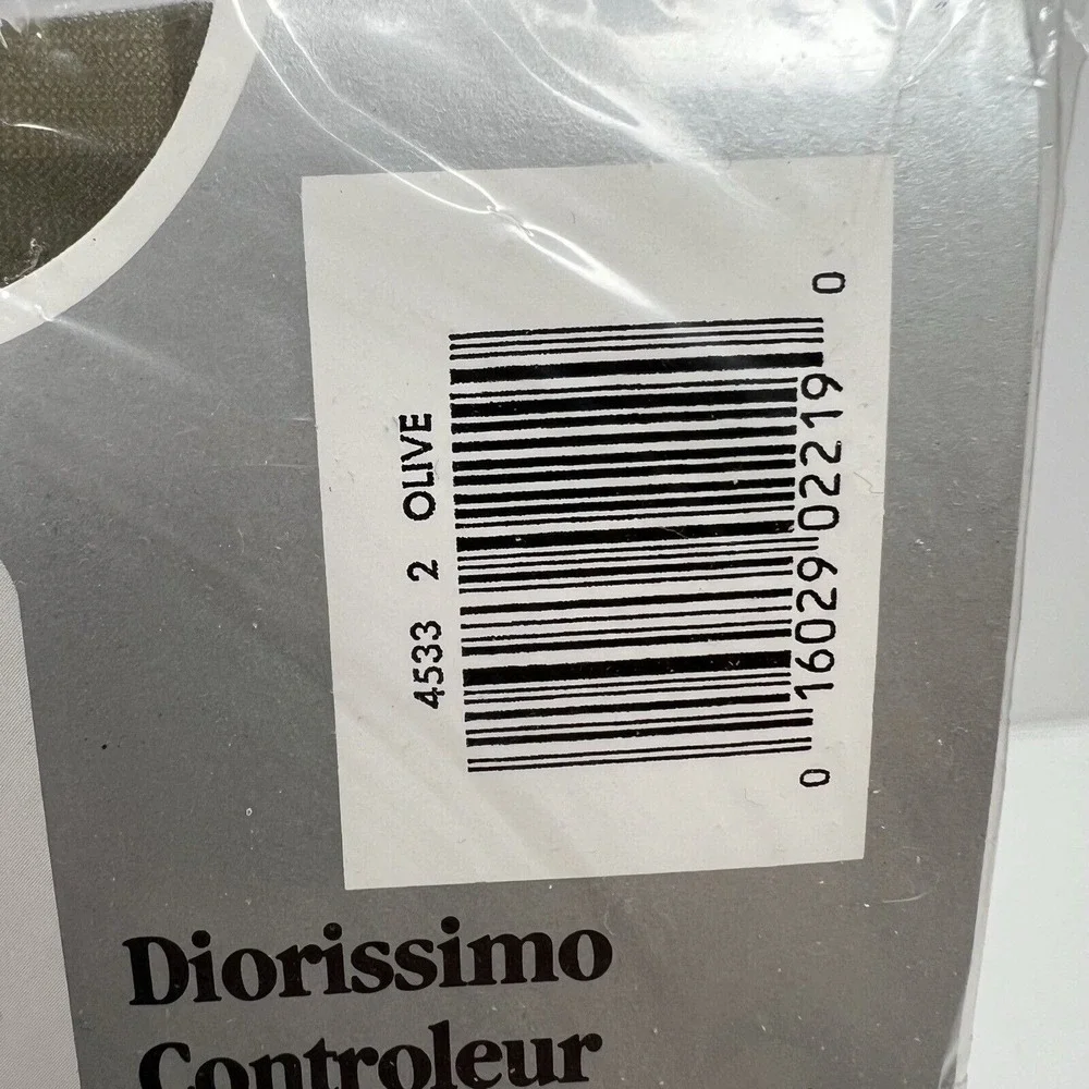 Vtg Christian Dior Panty Hose Stockings Nylons Olive Size 2 Fits 110 140 lbs USA
